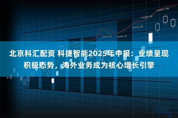 北京科汇配资 科捷智能2025年中报：业绩呈现积极态势，海外业务成为核心增长引擎